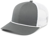 Pacific Headwear Trucker Snapback Braid Cap Pacific Headwear