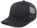 Pacific Headwear Trucker Snapback Braid Cap Pacific Headwear