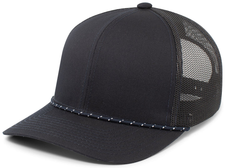 Pacific Headwear Trucker Snapback Braid Cap Pacific Headwear