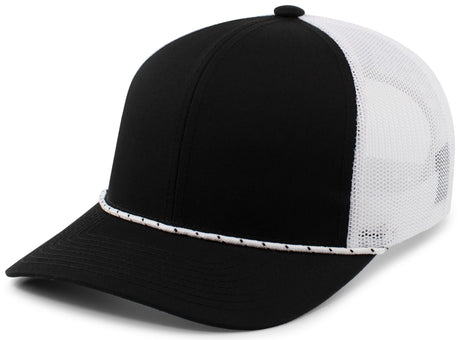 Pacific Headwear Trucker Snapback Braid Cap Pacific Headwear