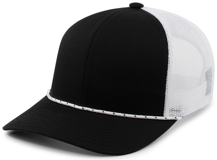 Pacific Headwear Trucker Snapback Braid Cap Pacific Headwear