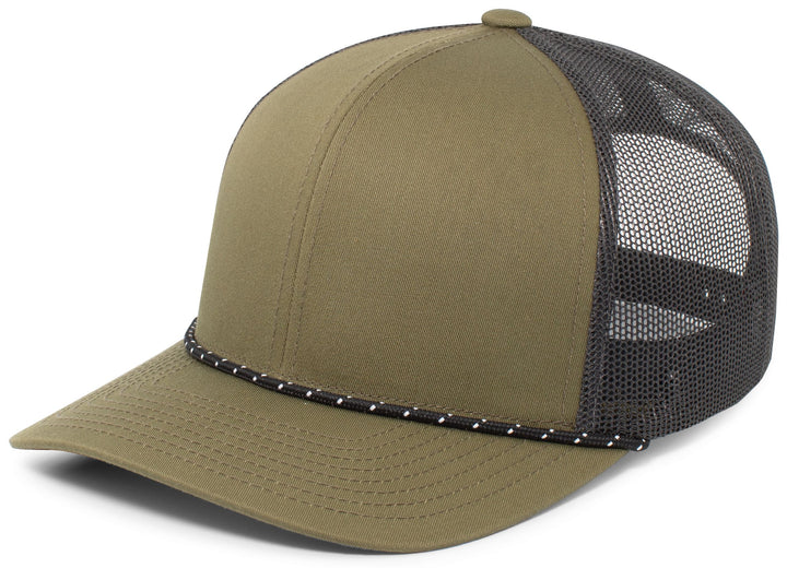 Pacific Headwear Trucker Snapback Braid Cap Pacific Headwear