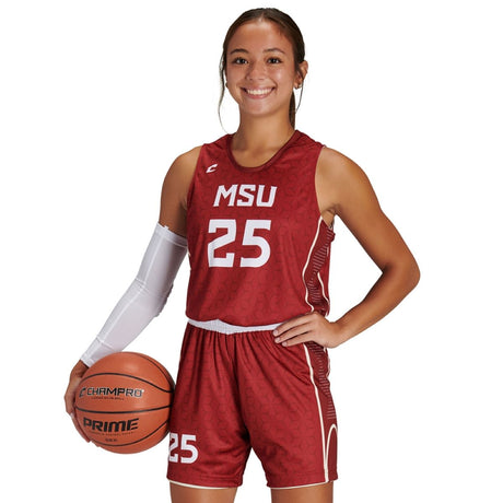 Custom Loose Fit Double-Ply Reversible Basketball Jersey Womens, Girls Team Basketball Jerseys