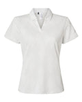adidas Women's Textured Jacquard Polo-1