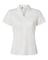 adidas Women's Textured Jacquard Polo-1