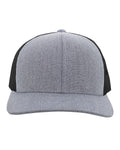 Pacific Headwear Heather Trucker Snapback Cap Pacific Headwear