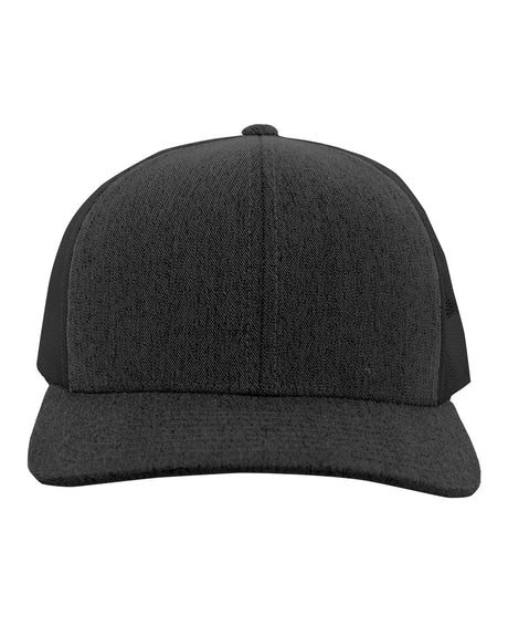 Pacific Headwear Heather Trucker Snapback Cap Pacific Headwear