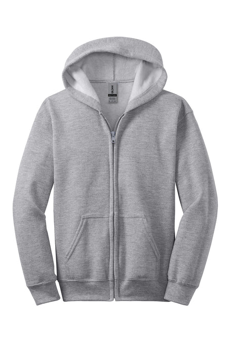 Gildan Youth Heavy Blend Full-Zip Hooded Sweatshirt Gildan