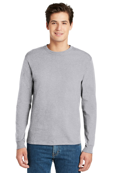 Hanes Men's Authentic 100% Cotton Long Sleeve T-Shirt.  5586