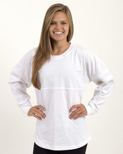 Boxercraft Women's Pom Pom Long Sleeve Jersey T-Shirt