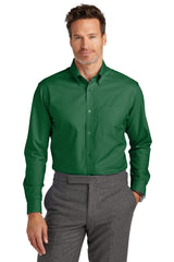 Brooks Brothers Wrinkle-Free Stretch Nailhead Shirt. BB18002 Brooks Brothers