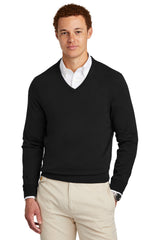 Brooks Brothers Cotton Stretch V-Neck Sweater. BB18400 Brooks Brothers