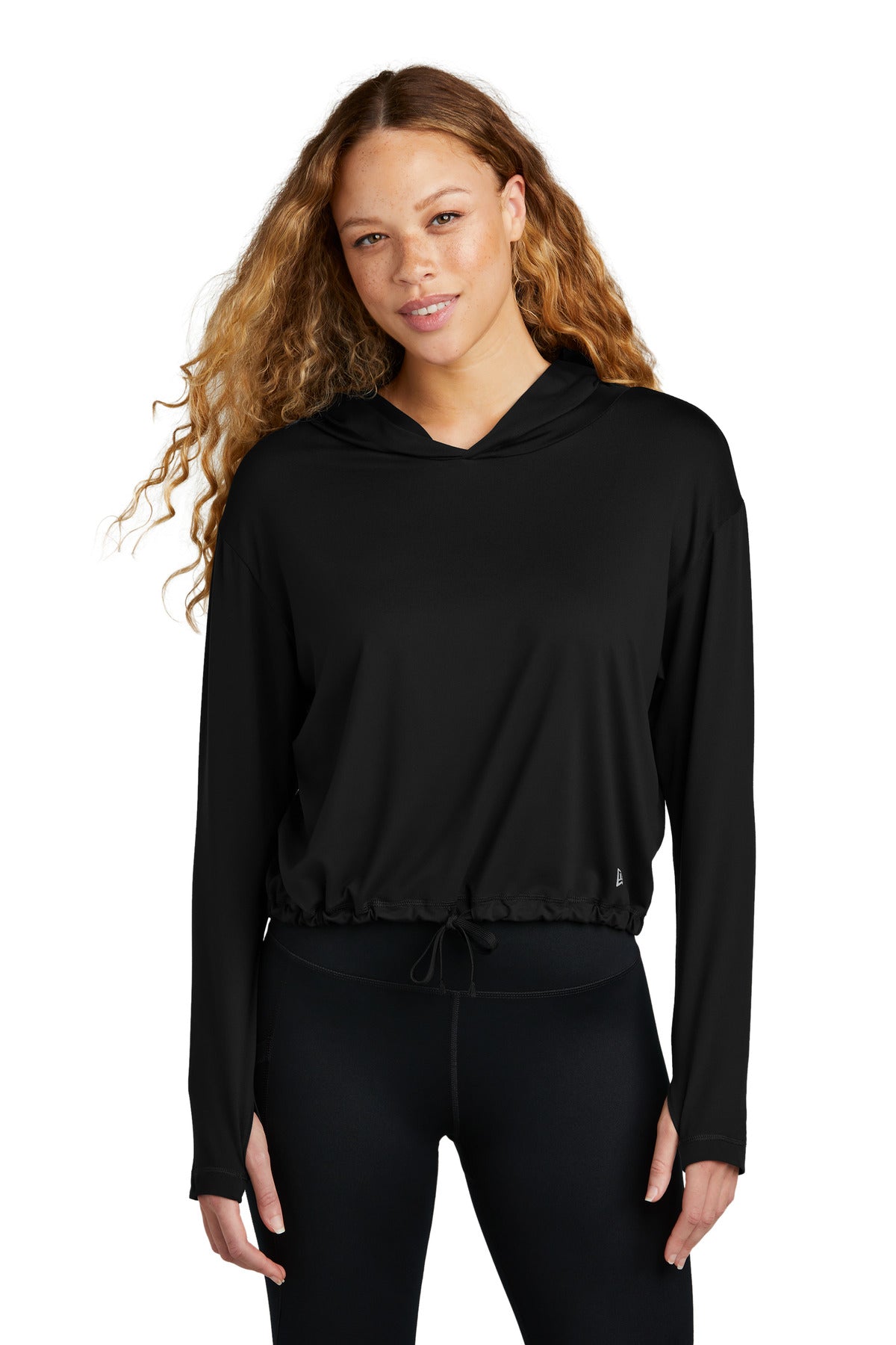 New Era Ladies Power Long Sleeve Hoodie. LNEA229 New Era
