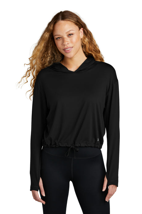 New Era Ladies Power Long Sleeve Hoodie. LNEA229 New Era