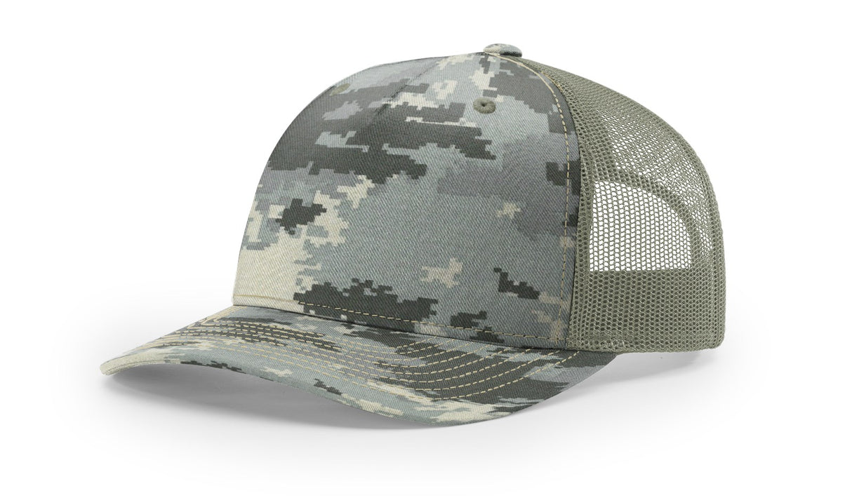 Richardson Printed Five Panel Trucker Hat Richardson