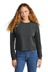 New Era Ladies Tri-Blend Fleece Crop Crew. LNEA514 New Era