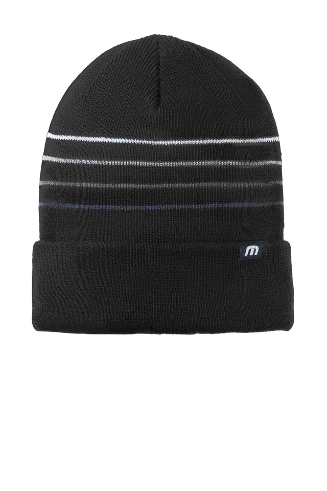 TravisMathew Men's Striped Cuffed Beanie TM1MY393