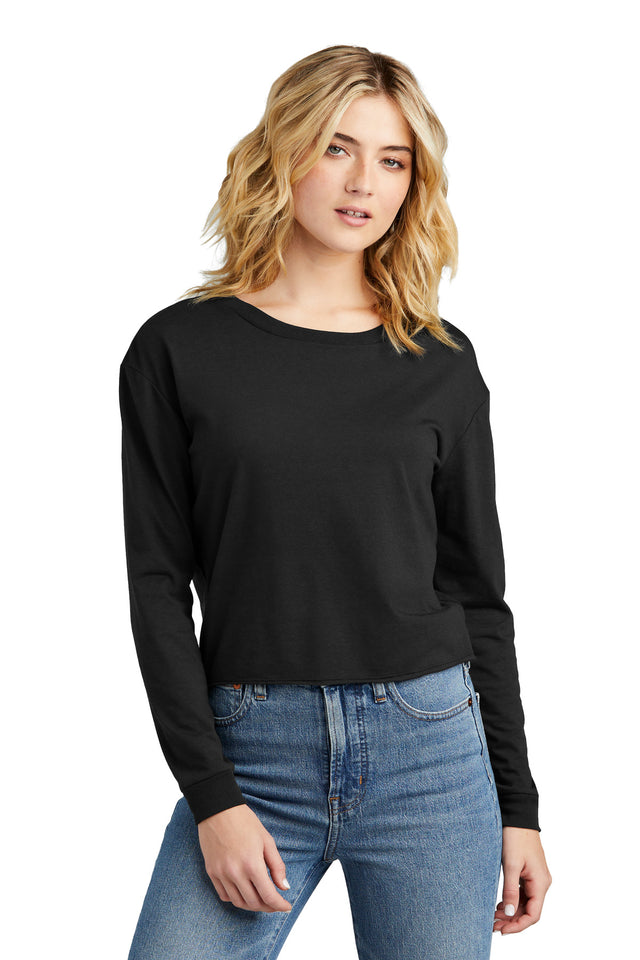 District Women's   Perfect Tri   Midi Long Sleeve Tee DT141