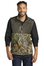 Russell Outdoors Men's   Realtree   Atlas Colorblock Soft Shell Vest RU604