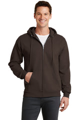 Port & Company - Men's Core Fleece Full-Zip Hooded Sweatshirt
