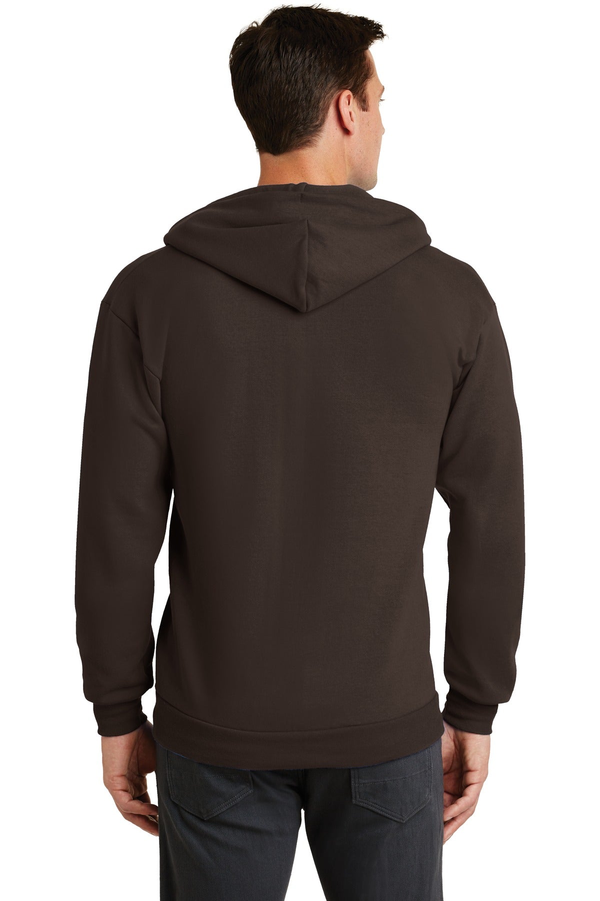 Port & Company - Men's Core Fleece Full-Zip Hooded Sweatshirt