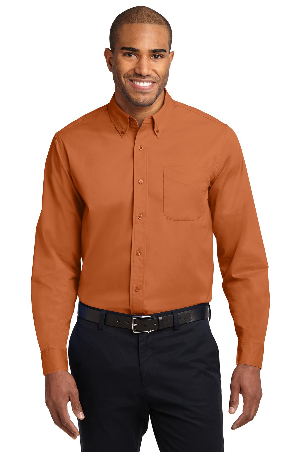 Port Authority Men's Tall Long Sleeve Easy Care Shirt Port Authority