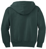 Port & Company - Youth Core Fleece Full-Zip Hooded Sweatshirt Youth Apparel Hoodies & Sweatshirts