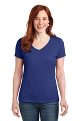 Hanes Women's Perfect-T Cotton V-Neck T-Shirt