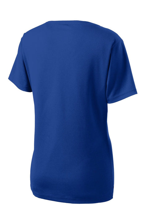Sport-Tek Women's PosiCharge RacerMesh V-Neck Tee Womens Apparel Shirts & Tops