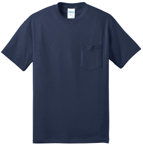 Port & Company Men's Tall Core Blend Pocket Tee Mens Apparel Shirts & Tops