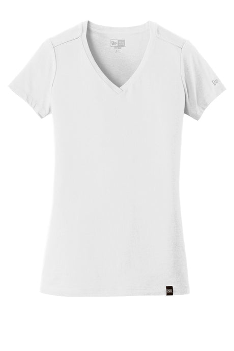 New Era Women's Heritage Blend V-Neck Tee. LNEA101 New Era