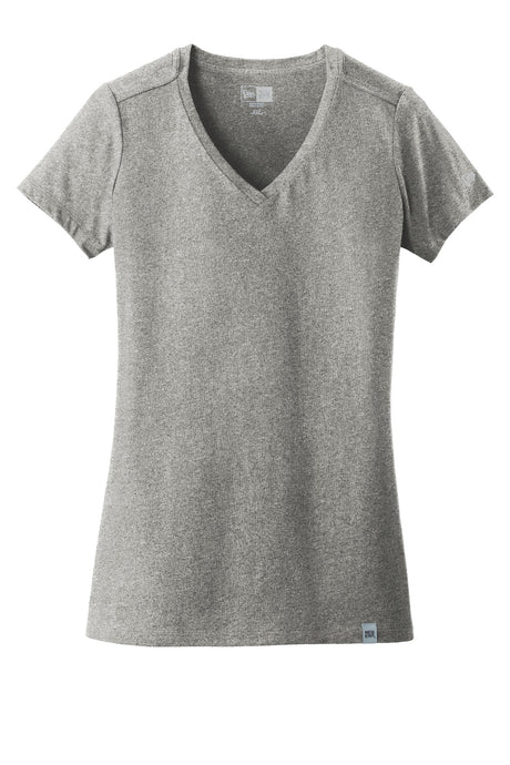 New Era Women's Heritage Blend V-Neck Tee. LNEA101 New Era