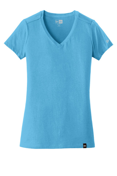 New Era Women's Heritage Blend V-Neck Tee. LNEA101 New Era