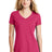 New Era Women's Heritage Blend V-Neck Tee. LNEA101 New Era