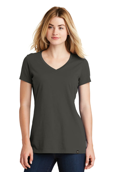 New Era Women's Heritage Blend V-Neck Tee. LNEA101 New Era