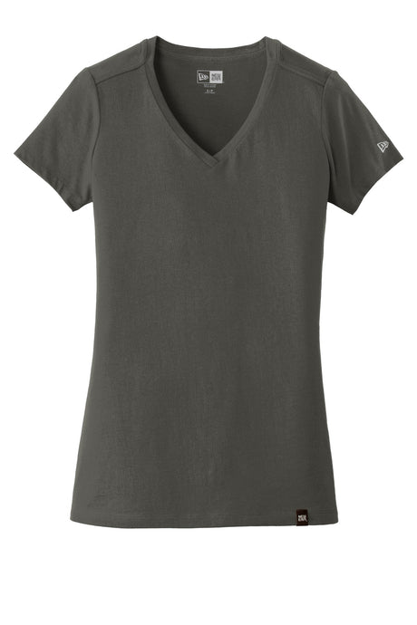 New Era Women's Heritage Blend V-Neck Tee. LNEA101 New Era