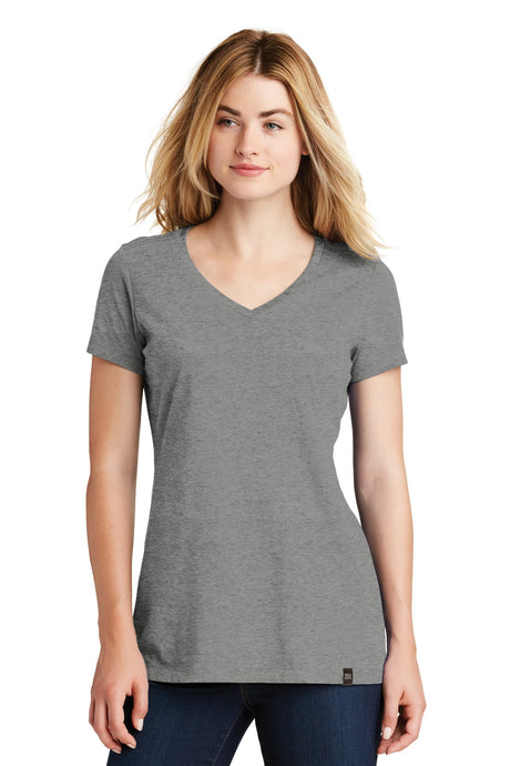 New Era Women's Heritage Blend V-Neck Tee. LNEA101 New Era