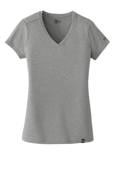 New Era Women's Heritage Blend V-Neck Tee. LNEA101 New Era
