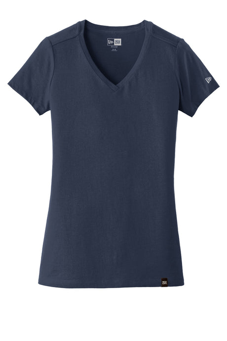 New Era Women's Heritage Blend V-Neck Tee. LNEA101 New Era