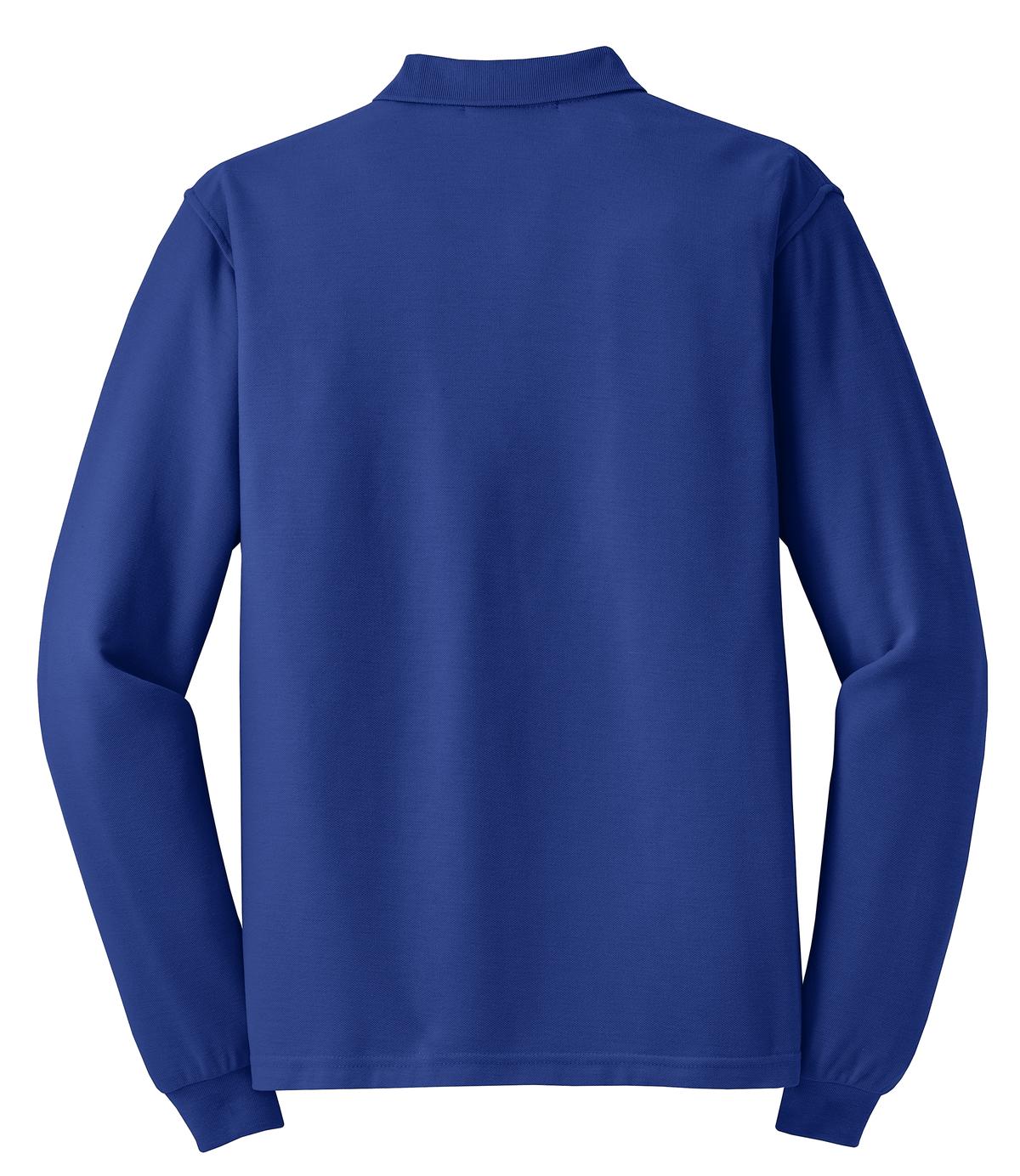 Port Authority Men's Silk Touch Long Sleeve Polo. K500LS