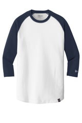New Era Men's Heritage Blend 3/4-Sleeve Baseball Raglan Tee. NEA104 New Era