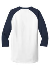 New Era Men's Heritage Blend 3/4-Sleeve Baseball Raglan Tee. NEA104 New Era