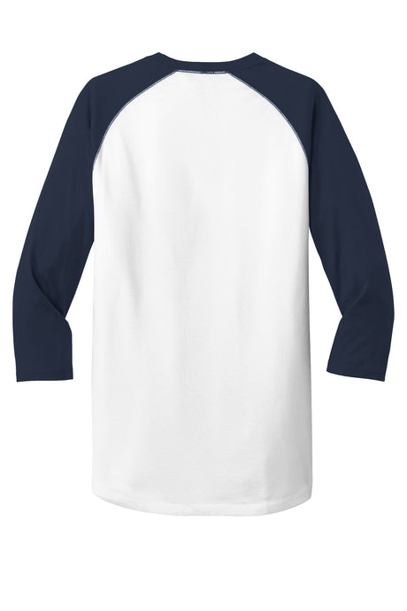 New Era Men's Heritage Blend 3/4-Sleeve Baseball Raglan Tee. NEA104 New Era