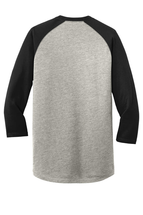 New Era Men's Heritage Blend 3/4-Sleeve Baseball Raglan Tee. NEA104 New Era