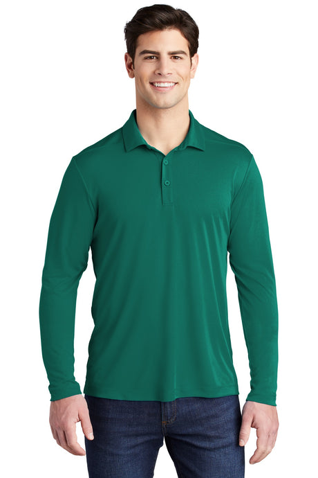Sport-Tek Men's Posi-UV Pro Long Sleeve Polo Sport-Tek