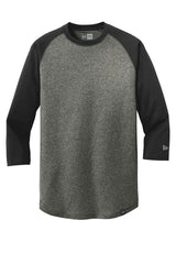 New Era Men's Heritage Blend 3/4-Sleeve Baseball Raglan Tee. NEA104 New Era