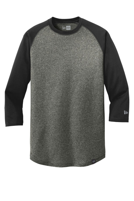 New Era Men's Heritage Blend 3/4-Sleeve Baseball Raglan Tee. NEA104 New Era