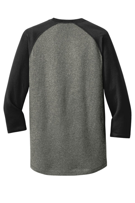New Era Men's Heritage Blend 3/4-Sleeve Baseball Raglan Tee. NEA104 New Era