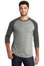 New Era Men's Heritage Blend 3/4-Sleeve Baseball Raglan Tee. NEA104 New Era