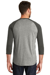 New Era Men's Heritage Blend 3/4-Sleeve Baseball Raglan Tee. NEA104 New Era